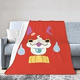ファッション シングル 昼寝 ブランケット 妖怪ウォッチ ふわふわ 軽量 大きめ 洗える 抗菌 防臭 オフィス 冷房対策 四季通用 就寝用 昼寝用 クーラー ケープ用 防寒対策 贈り物 50"X40"