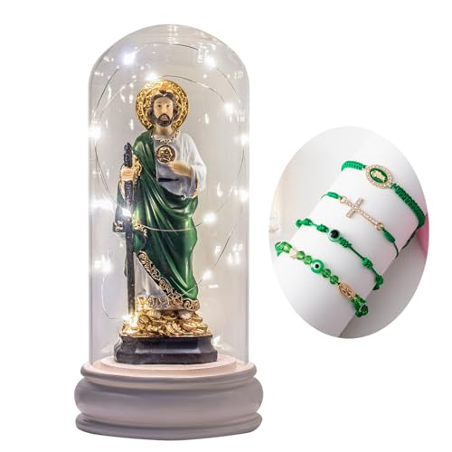 AEMYNOUZ 9.1'' Saint Jude Statue Thaddeus with LED...