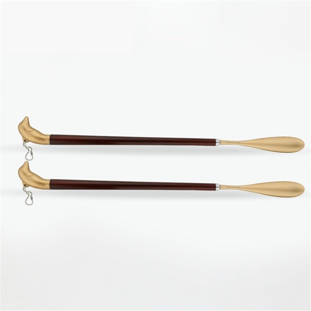 Calzador Calzador extraíble de metal de diseño creativo de aleación sólida de 60 cm de largo Shoe Horn