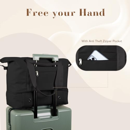 Travel Duffle Bag Women Weekender Bags for Women Gym Bag Woman Beach Vacation Carry On Luggage for Airplanes Overnight Bags for Men Gym Bag Duffle Bag for Travelling Sports Bag image 1