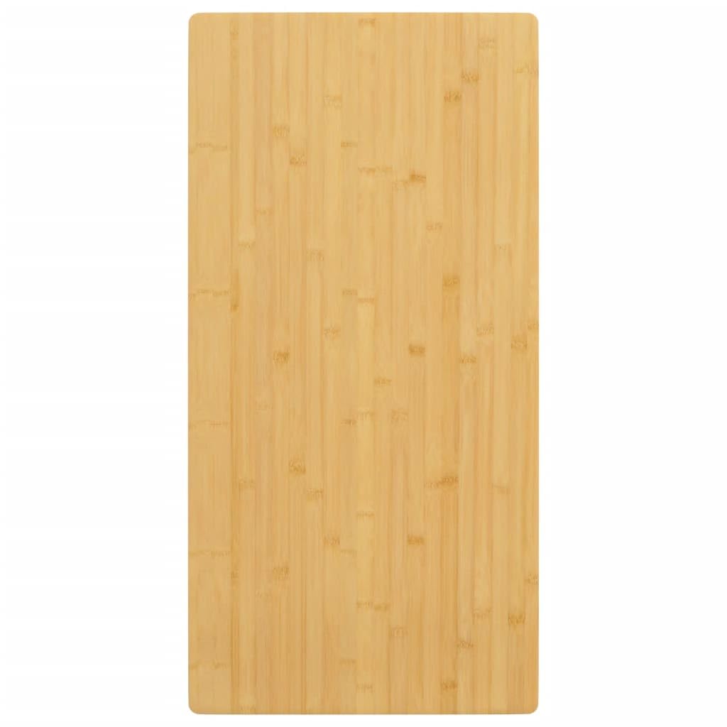 vidaXL Piano del Tavolo 40x80x2,5 cm in bambù