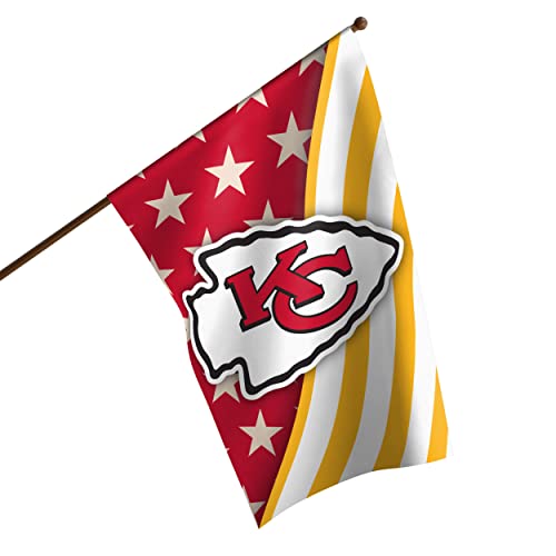 FOCO NFL Double Sided Team Logo Vertical Flag (40" x 28")