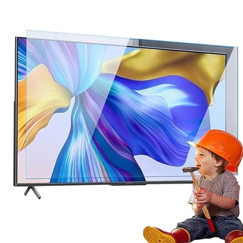 Protecteur d'écran TV mat anti lumière bleue 60" pour des soirées cinéma sans reflets