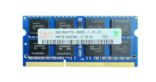 Image of 4GB DDR3 1066MHz Laptop RAM for Hynix PC3-8500s 204-Pin SO-DIMM 2Rx8 1.5V - HMT451S6AFR8C-G7 - Compatible with Older Notebooks, MacBook Pro & iMac (Mid 2009 /2010)