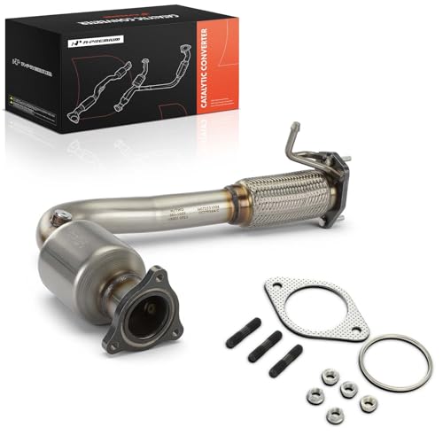 A-Premium Front Catalytic Converter W/Gasket Kit Direct-Fit Compatible with Chevy & GMC Models - Captiva Sport 2012-2015, Equinox 2010-2017, Terrain 2010-2017 - L4 2.4L - E.P.A. Compliant