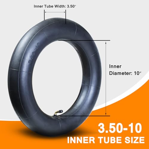 Image of HOLATO 3.25 /3.50-10 Inner Tube for 50cc 70cc 90cc 110cc 125cc TaoTao Moped Scooter CT70 ST70 Trail 70 Navi Elite 110 Motor Baja Coolster Apollo SSR XR50 XR70 PW50 Pit Dirt Bike Motorcycle Heavy Duty
