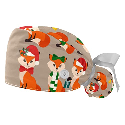 Casquette de travail ajustable JDEZ à motif renard mignon pour rester au sec durant l'effort