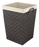 Whitmor Woven Strap Storage Tote Basket - Espresso, Large, 4 Pack