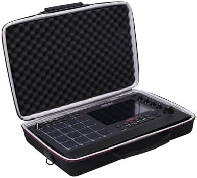 LTGEM EVA Hard Case for Akai Professional MPC One/Live II/Live, Black, For Akai Professional Mpc Live Ii