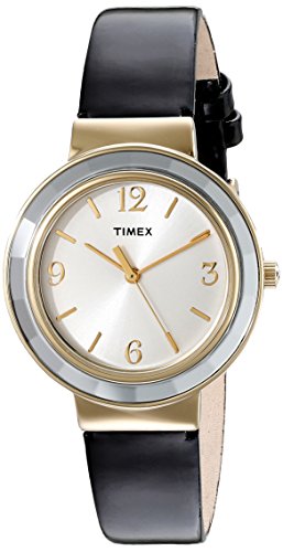 Timex Women's T2P199KW Ameritus Black Patent Leather Dress Watch