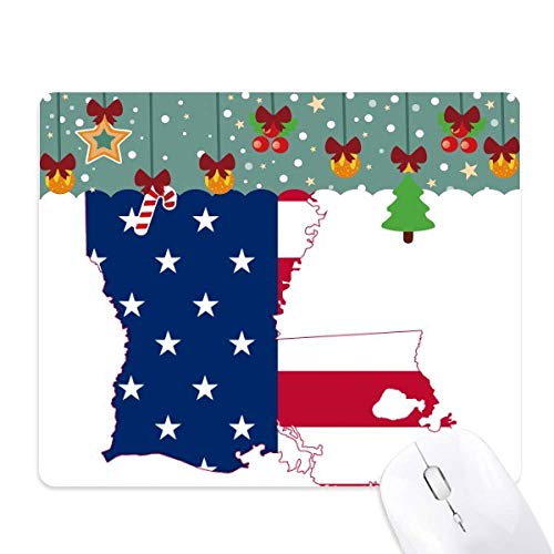 Tapis de souris Louisiana USA pour décorer votre bureau aux couleurs des fêtes de fin d'année
