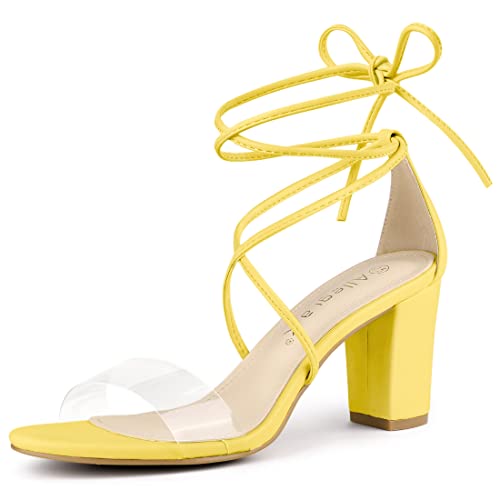 Sandales à talons transparents confortables pour pieds sensibles en taille 42 EU
