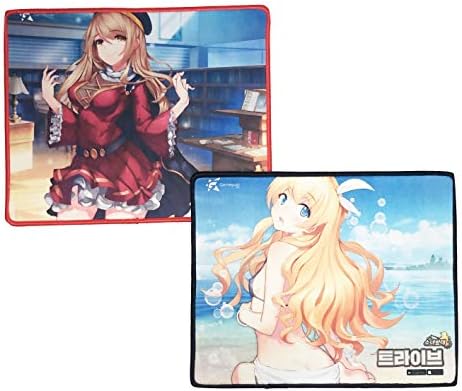 Hwasubun Gaming Mouse Pads,2 Pack (Color Design h)