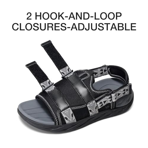 CAMEL CROWN Men's Hiking Sandals Anti-slipping Athletic Water Shoes with Arch Support Adjustable Straps Summer Sandal4