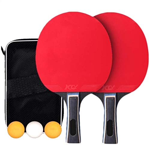 Conjunto de Tenis de Mesa Tabla Tabla de rendimiento de la paleta del tenis raqueta de tenis de mesa profesional de Pádel for la Formación de interior casero Fitness Deportivo 1 1 horizontal recta