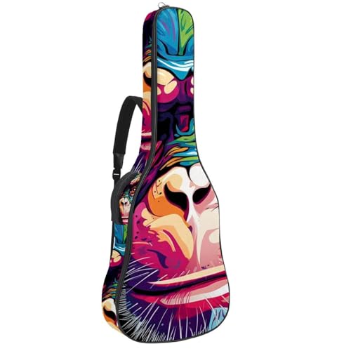 Sac pour guitare acoustique 101/104 cm imperméable à motif singe