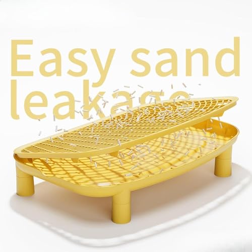 Aide pour litière de chat avec ce marchepied jaune pour petits chats - 4