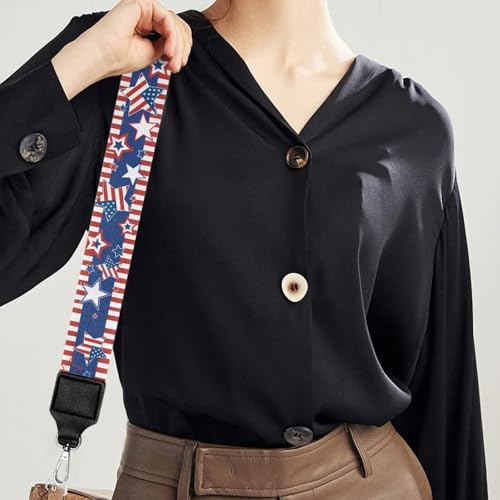 Image of Adjustable Purse Strap Replacement, Wide Shoulder Canvas Bag Strap, Crossbody Handbag Strap