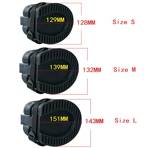 MERIGLARE Horse Hoof Boots Sturdy Durable Isolate Dirty Water Portable Thick Rubber Horses Protection for Jumping Riding Equestrian Training Supplies, L - Image 3