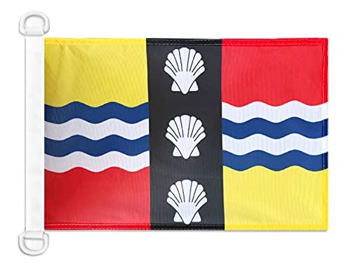 AZ FLAG Bedfordshire county Nautical Flag 18'' x 12'', County of Beds., England flags 30 x 45 cm, Banner 12x18 in for boat — image 1