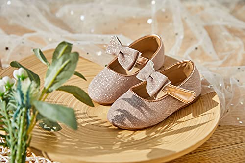 Image of Felix & Flora Toddler Flower Girl Dress Shoes - Girl Ballet Flats Party School Shoes Wedding
