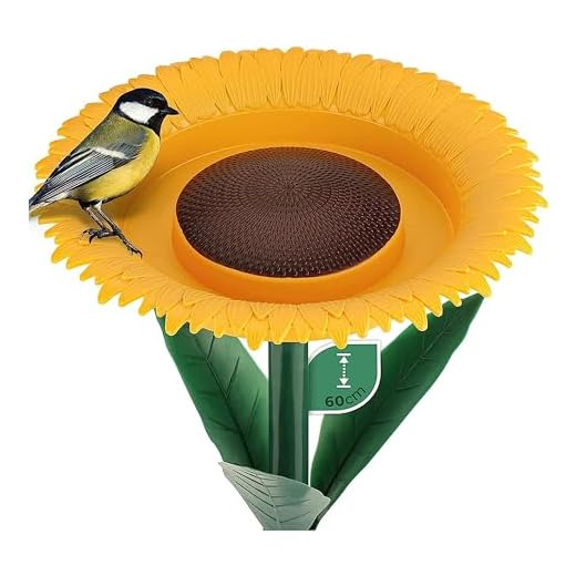 WILDLIFE FRIEND I Foderblomma för vilda fåglar – fågelmatningsstation stående 60 cm I fågelbad – fågelmatningsstation I matare för fåglar i trädgården