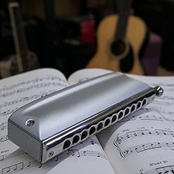 MEIeynt Harmonica Orgue à Bouche 12 Trous 48 Tons C Major Blues Harmonica avec Étui Et Chiffon De Nettoyage pour Enfants… - Les Beatles, Paul McCartney, John Lennon, RIngo Starr, George Harrison MEIeynt Harmonica Orgue à Bouche 12 Trous 48 Tons C Major Blues Harmonica avec Étui Et Chiffon De Nettoyage pour Enfants… – Image 3