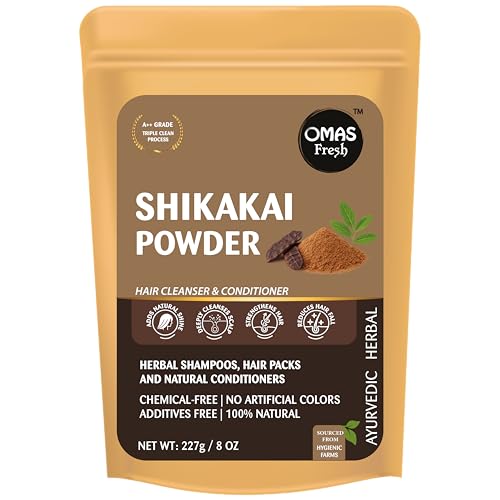 100% Pure Shikakai Powder 227g | Natural Herbal Hair Cleanser | Edible Grade &amp; Chemical-Free | Ideal for Hair Care &amp; Scalp Cleansing