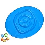 table basse blanche Gran regalo: fomenta el crecimiento cognitivo con esta tabla de laberinto en equilibrio: el regalo para cumpleaños y regalos de vacaciones de los niños, esta tabla interactiva estimula la capacidad de resolución de problemas y concentración mientras los niños intentan equilibrar las bolas a través del laberinto