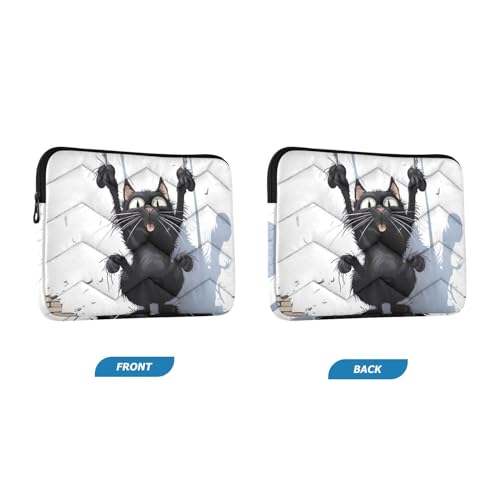 Funda para portátil 13-14 pulgadas impermeable diseño gato miniatura 2