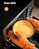 Warmiehomy Cast Iron Dutch Oven,8L Heavy Duty Dutch Oven Pot with Lid,Non-Stick Cast Iron Pot with Two Handles for Indoor Outdoor,28cm - Image 5