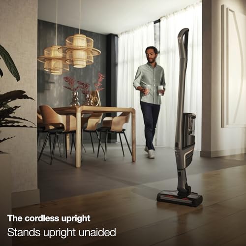 Image of Miele Triflex HX2 Pro Self-Standing Cordless Stick Vacuum Cleaner, 120 min runtime, Infinity Grey PearlFinish / Rose Gold