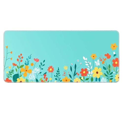 Grand tapis de souris de bureau Fleurs pour embellir votre espace de travail