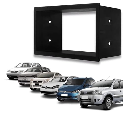Moldura Painel 2din Chines DVD Polo Fiesta Golf Eco