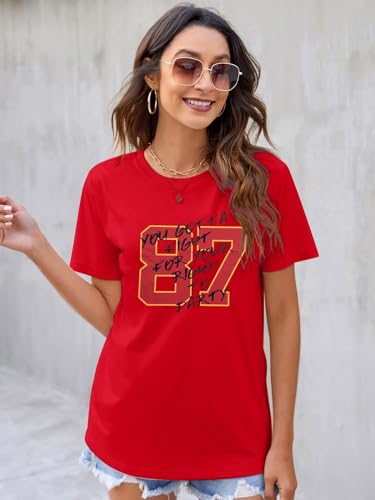 Football Shirt for Women Game Day T-Shirt Sunday Funday Shirt Funny Football Season Short Sleeve Tops3