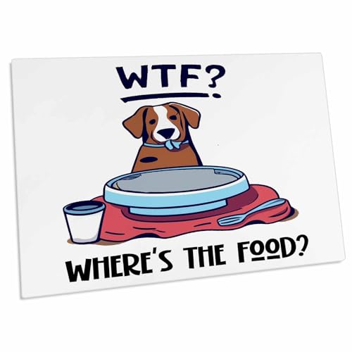 3dRose Desk Pad Funny Labrador Retriever 23x16in miniatura 1
