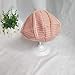 Produktbild mlpnko Kinder gestrickte Baskenmütze Mädchen einfach gestrickte Achteck Hut Mädchen Retro Cute Painter Hat Pink One Size