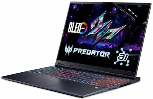Image of EXCaliberPC (2025) Predator Helios Neo 16S AI Gaming Laptop (Intel Core Ultra 9 275HX, 96GB RAM, 2X 2TB NVMe SSD, NVIDIA GeForce RTX 5070Ti, 16 inch QHD+ 240Hz OLED, Windows 11) - PHN16S-71-98RF