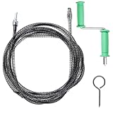 Rohrreinigungsspirale 10m,Abflussreiniger Spirale Abfluss Rohrreinigung,Rohrreinigungswelle...