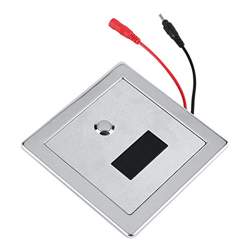 Hffheer Toilet Automatic Flush Valve Infrared Sensor Urine Flush Valve Water-Saving Electronic Urine Sensor Flusher Urinal Inductive Flush Toilet Automatic Flush Set