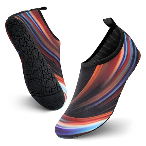 JOTO Zapatos de Agua para Mujer Hombre Niño, Zapatillas Acuáticas Secado Rápido Tipo Calcetines como Descalzado, Escarpines Deportivos para Paseo en Playa Buceo Snorkel Kayak Surf -23 cm/36-37