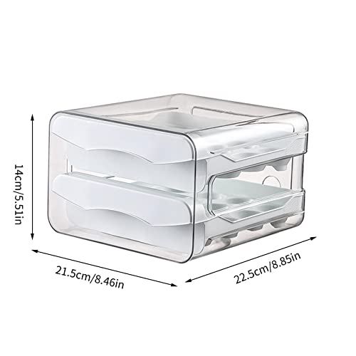 Porta-ovos para geladeira | Armazenamento de ovos e bandeja de ovos – Suporte de ovos para geladeira