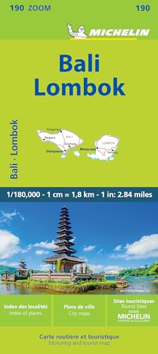 Michelin Bali: Lombok Road and Tourist ZOOM Map 190 (Michelin Road Atlases)