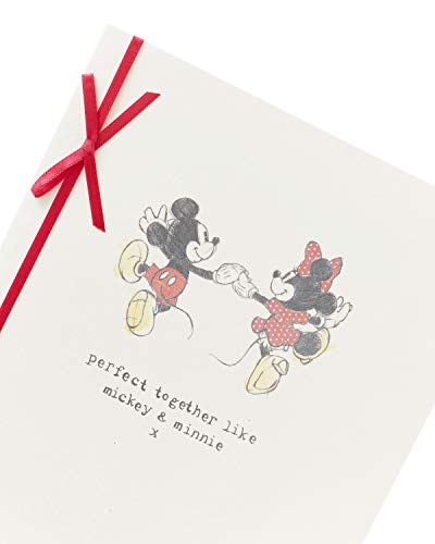 Uk Greetings Wedding Anniversary Card - Anniversary Card For Couple - Mickey Mouse Anniversary Card - Minnie Mouse Anniversary Card - Disney Anniversary Card #TOP4