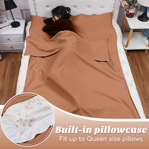 Image of Irenare Self Tan Sleep Sack Reusable Body Self Tanners Lightweight Breathable Tanning Sleeping Sac for Bed Travel Sleeping Bag