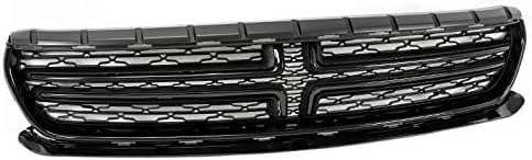 ZMAUTOPARTS Parrilla de parachoques delantero estilo OE negro brillante compatible con Dodge Charger 2015-2019