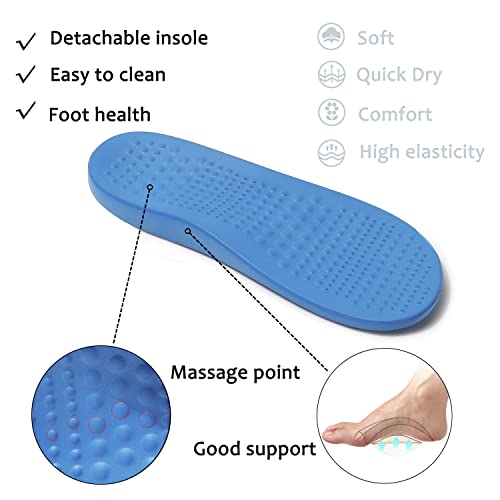 Image of ChayChax Men's and Women's Arch Support Clogs Garden Shoes Slip-on Outdoor Beach Water Sandals with Removable Cushion Footbed