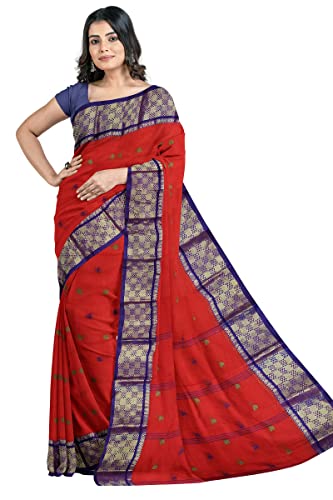 Image of Woven Tangail Pure Cotton Saree