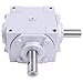 Holdia 40 HP Right Angle Bevel Gearbox with Crosshole & Keyed Shaft 19455-SR-KW-PH-GR CW/CW 1:1 1800 Max RPM