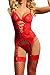 FENTI Womens' Handcuff Gartered Belt Lingerie Midnight Affair Set G-String